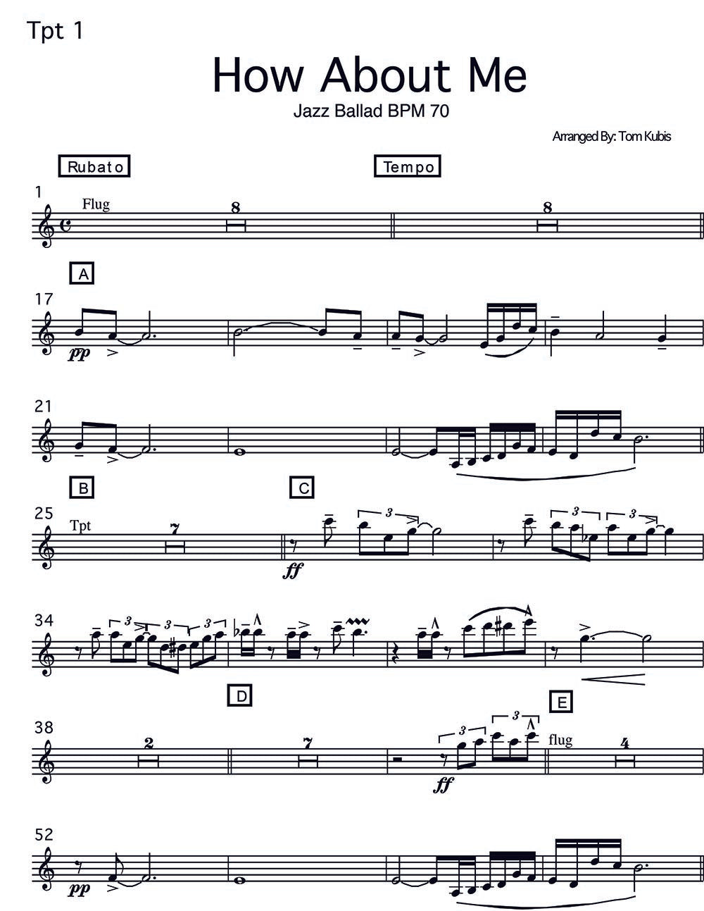 How About Me alto Solo