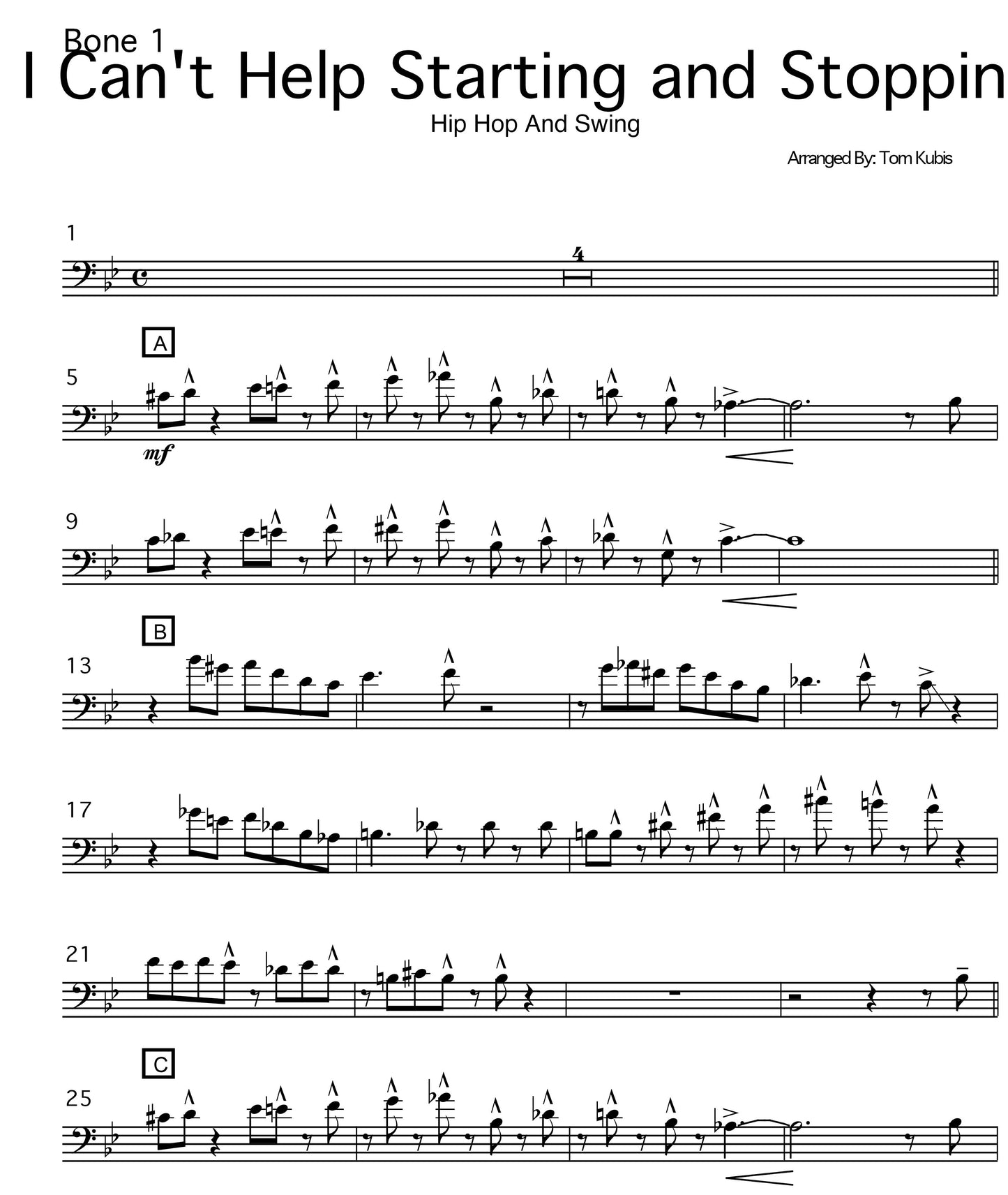 I Can't Stop Starting and Stopping