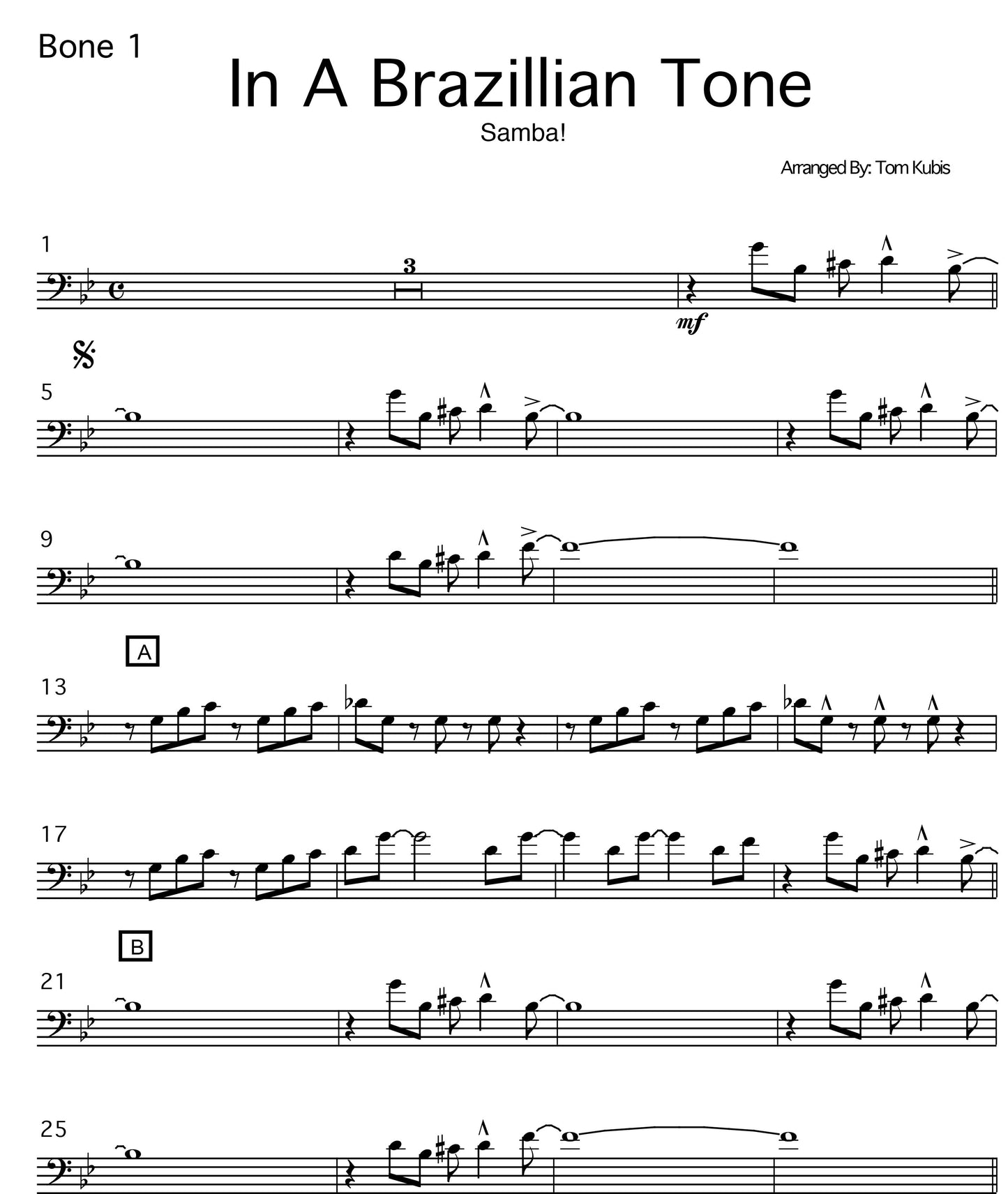 In A Brazillian Tone