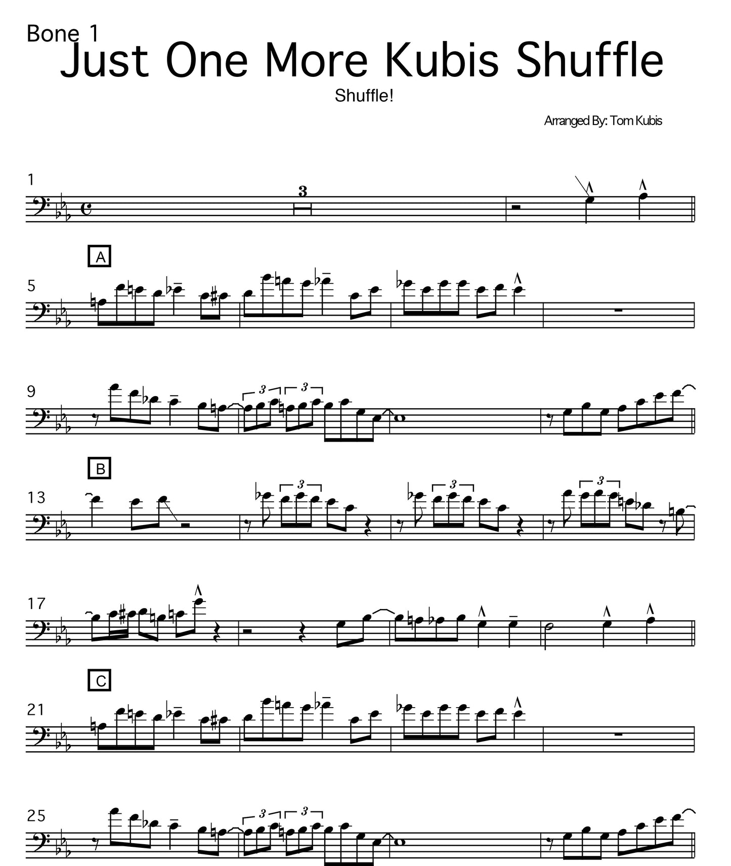 Just One More Kubis Shuffle