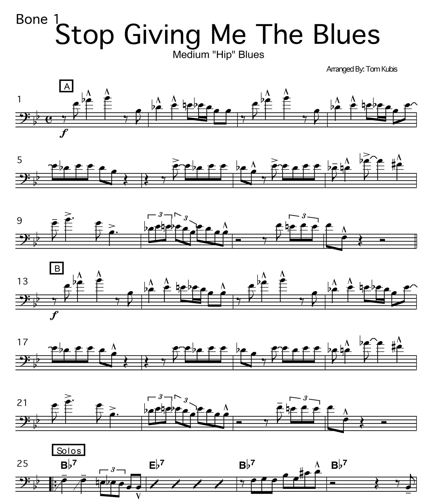 Stop Givin Me The Blues