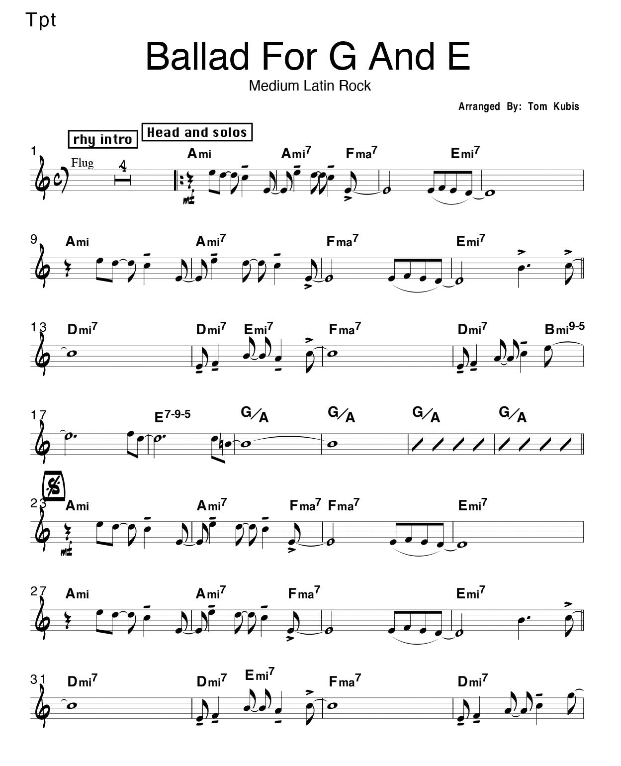 Ballad For G+E