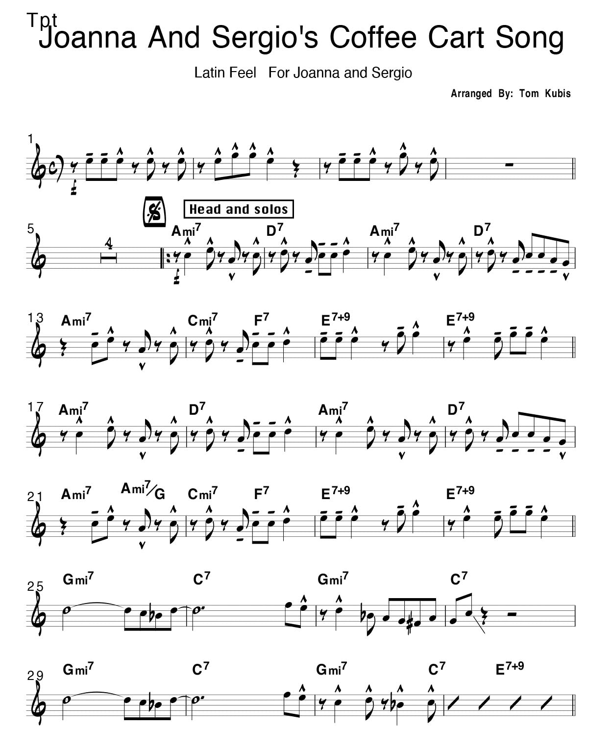 The Coffee Cart Song