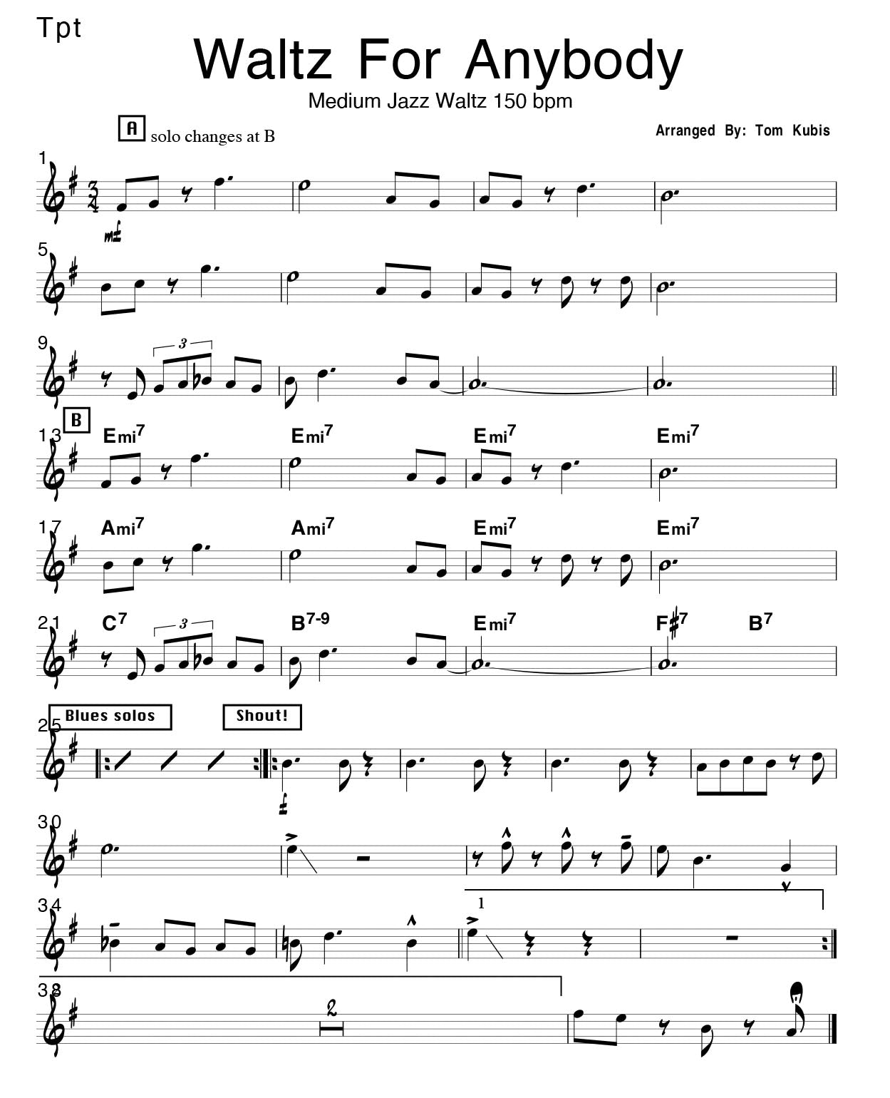 Waltz for Anybody