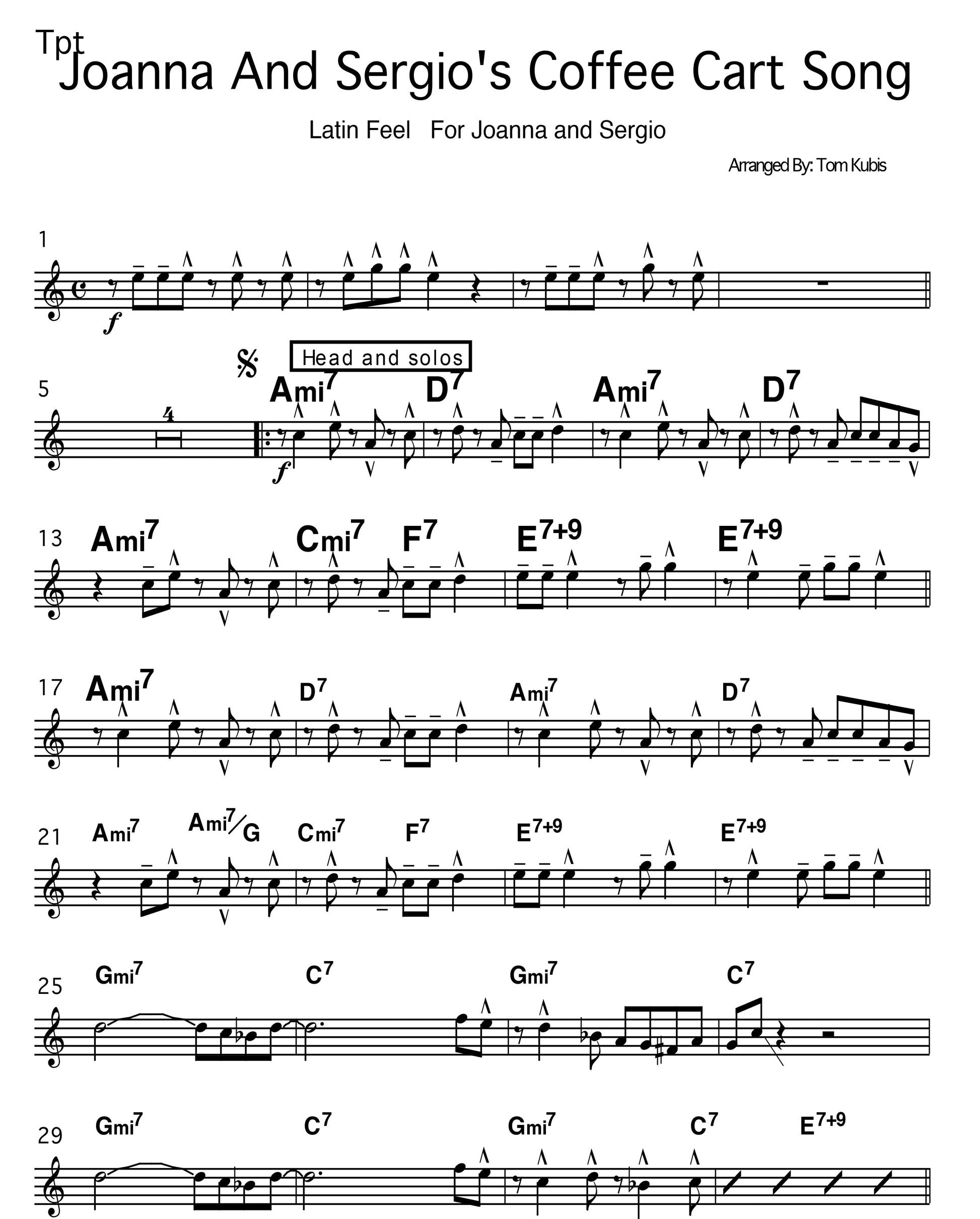 The Coffee Cart Song