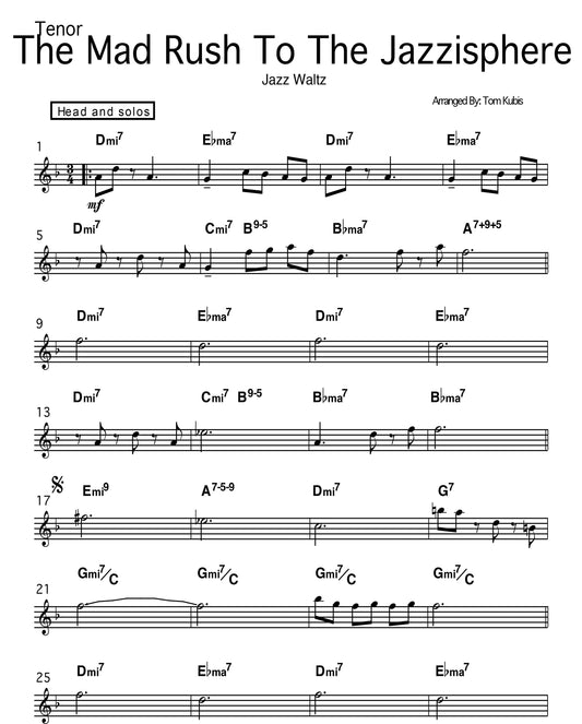 The Mad Rush To The Jazzisphere