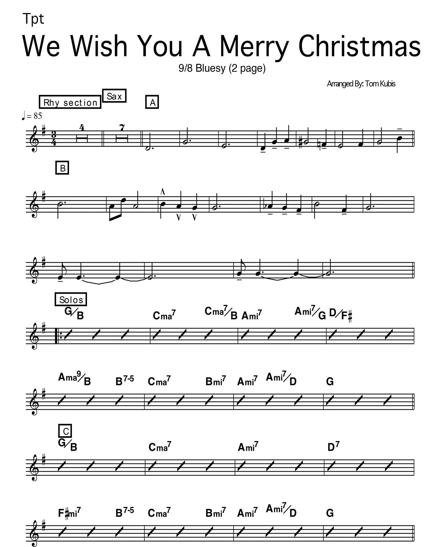 We Wish You A Merry Christmas