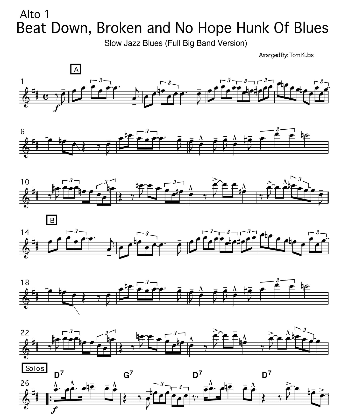 Beat Down, Broken and No Hope Hunk Of Blues