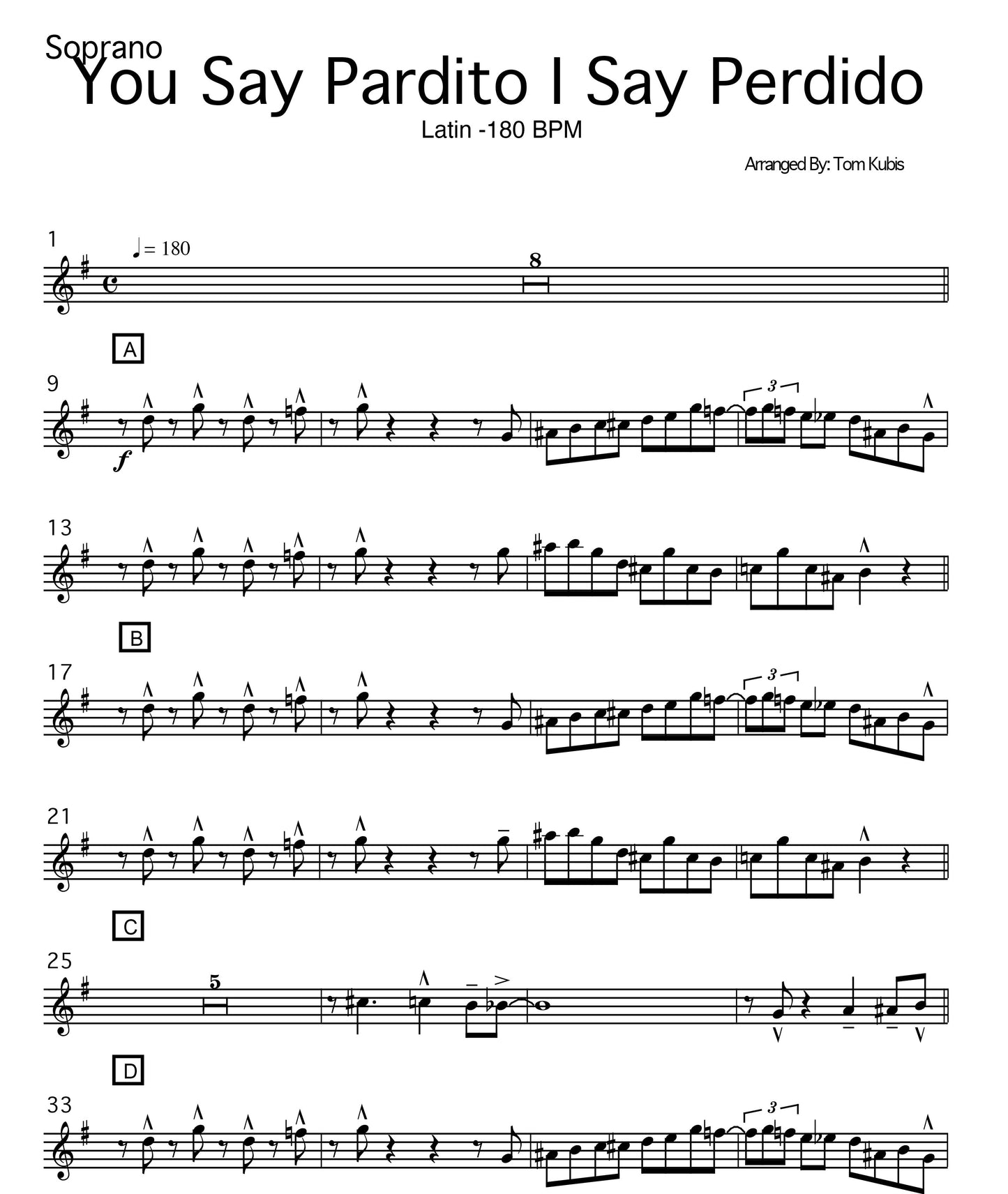 You Say Pardito I Say Perdido