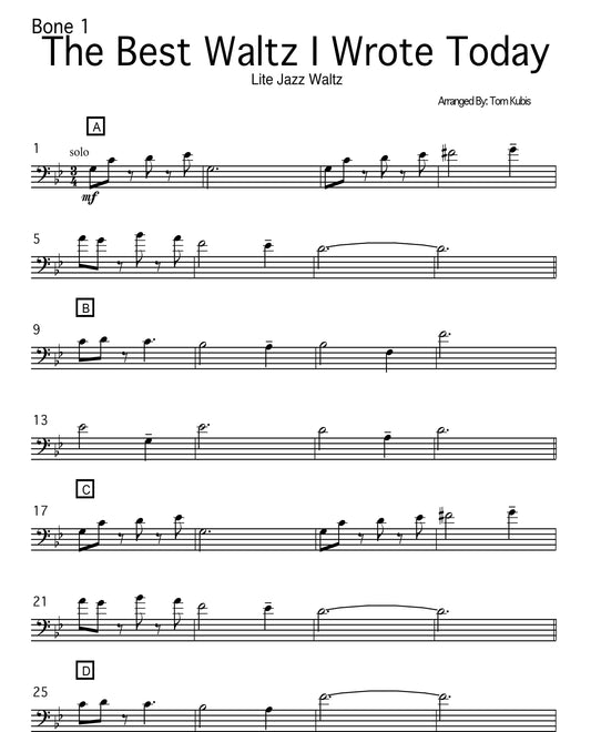 The Best Waltz I Wrote Today