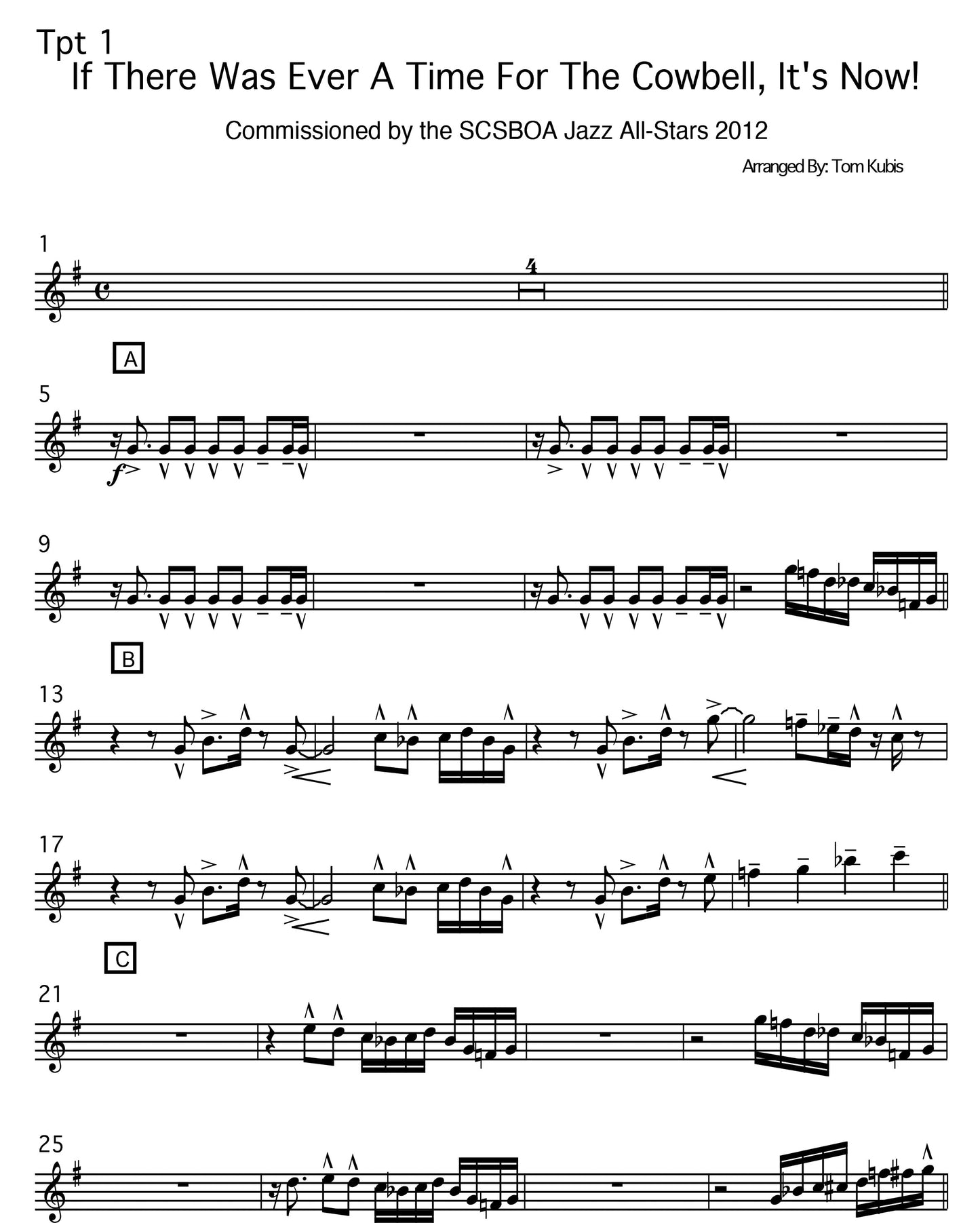 If there Was Ever A time for A Cowbell, It's Now!