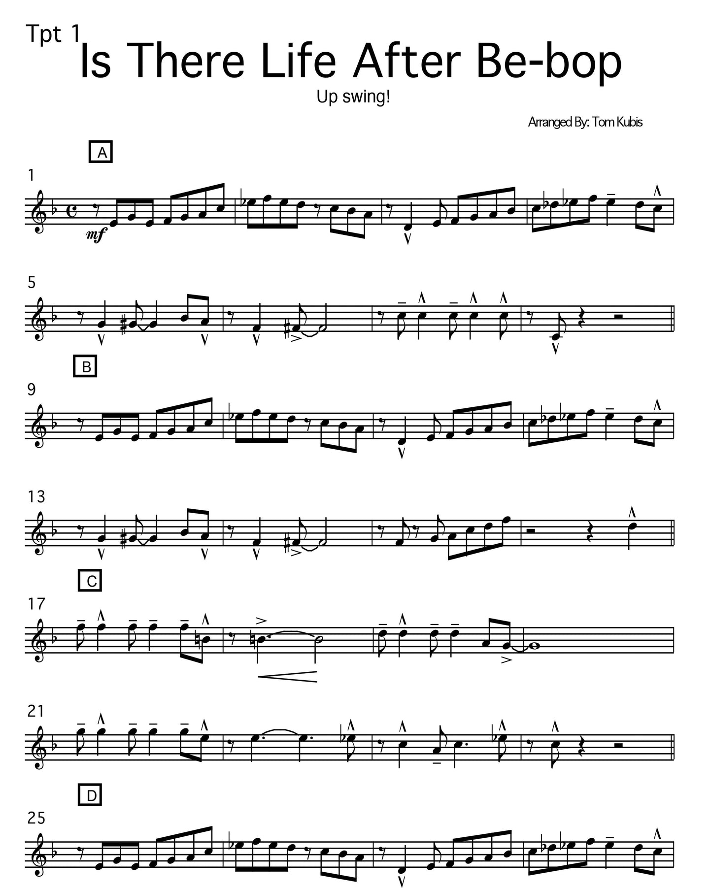 Is There Life After Bebop?