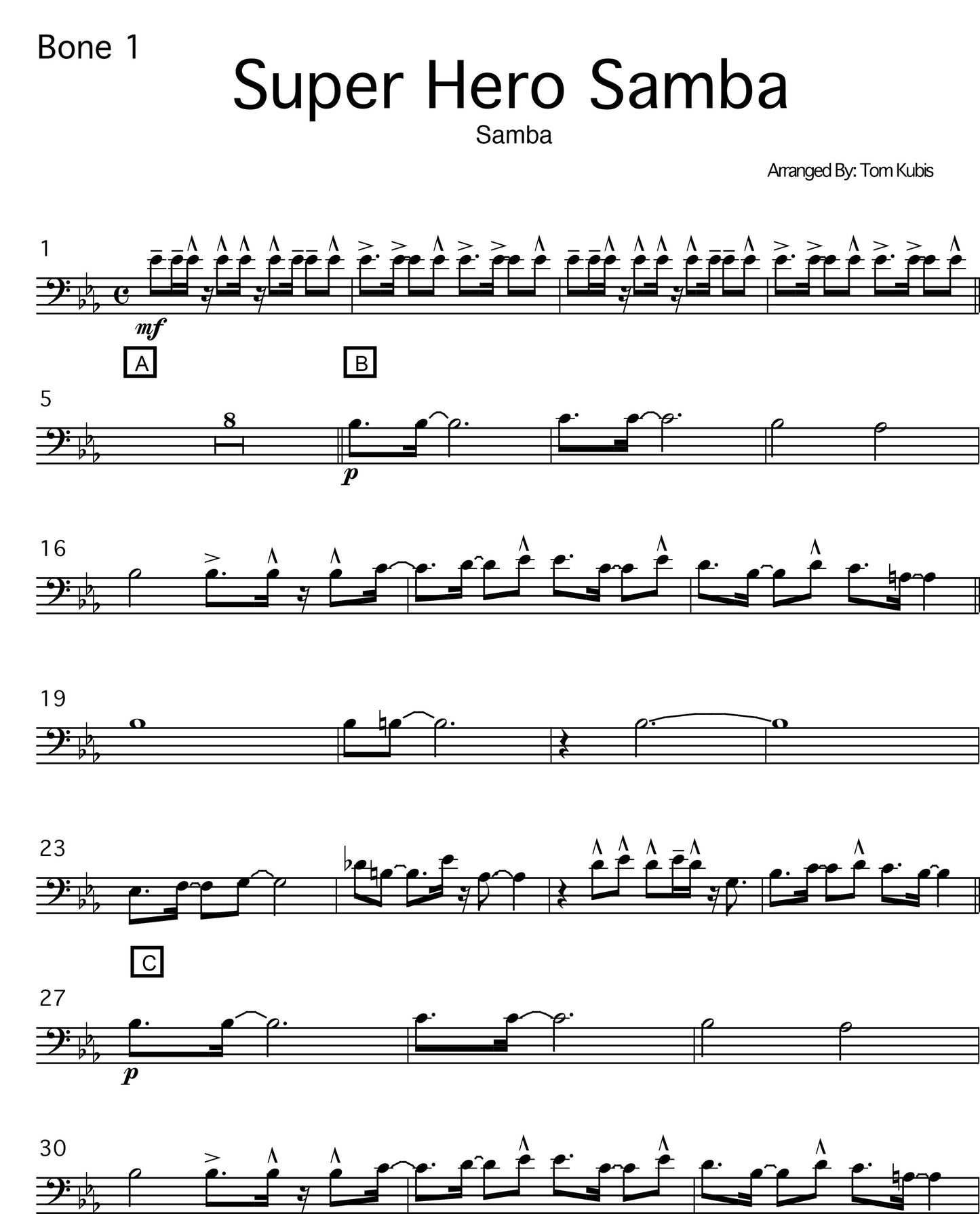 The Super Hero Samba