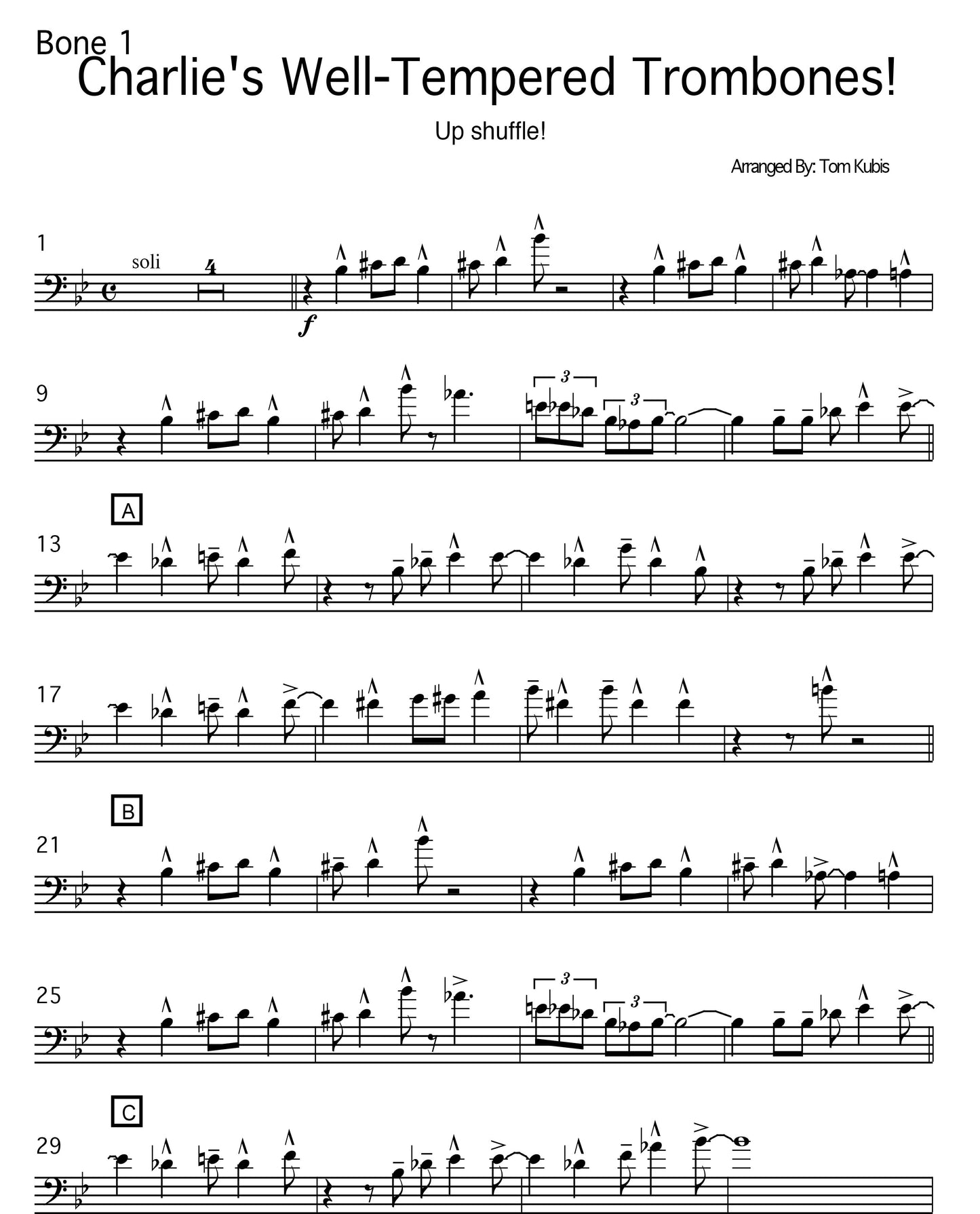 Charlie's Well Tempered Trombones