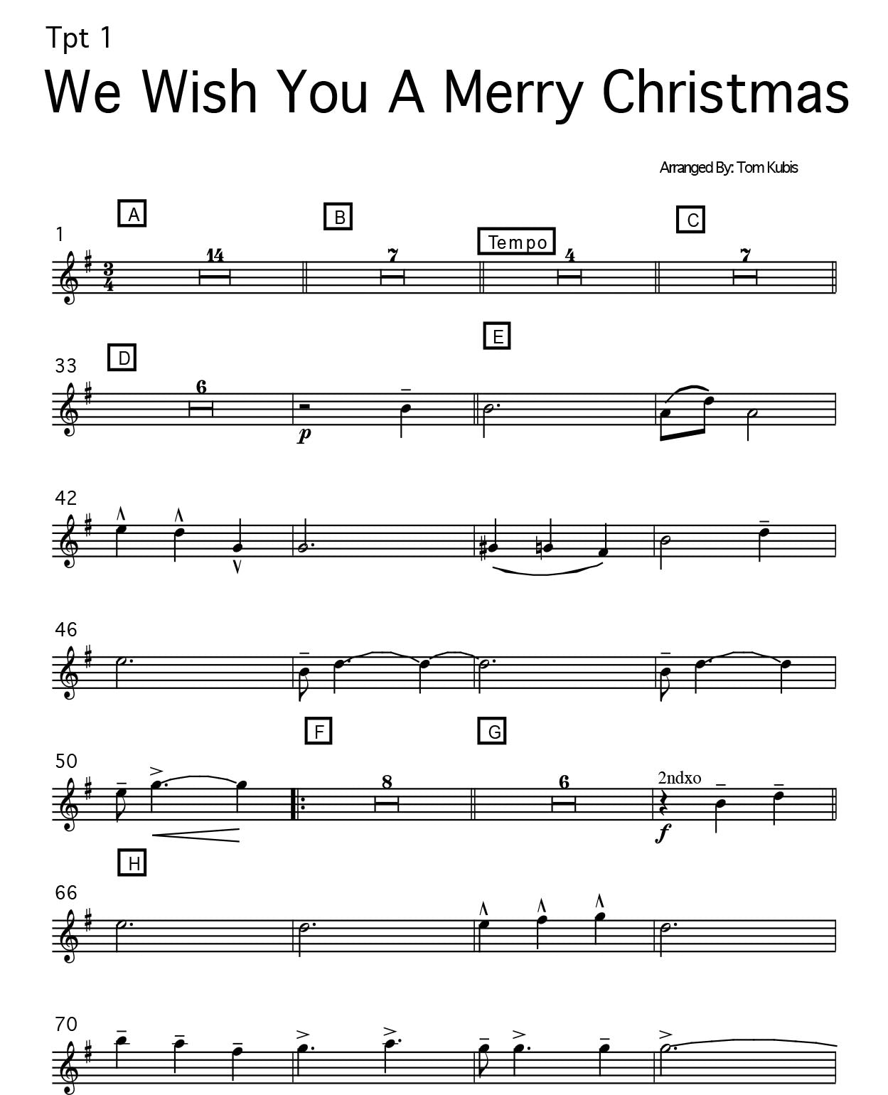 We wish You A Merry Christmas