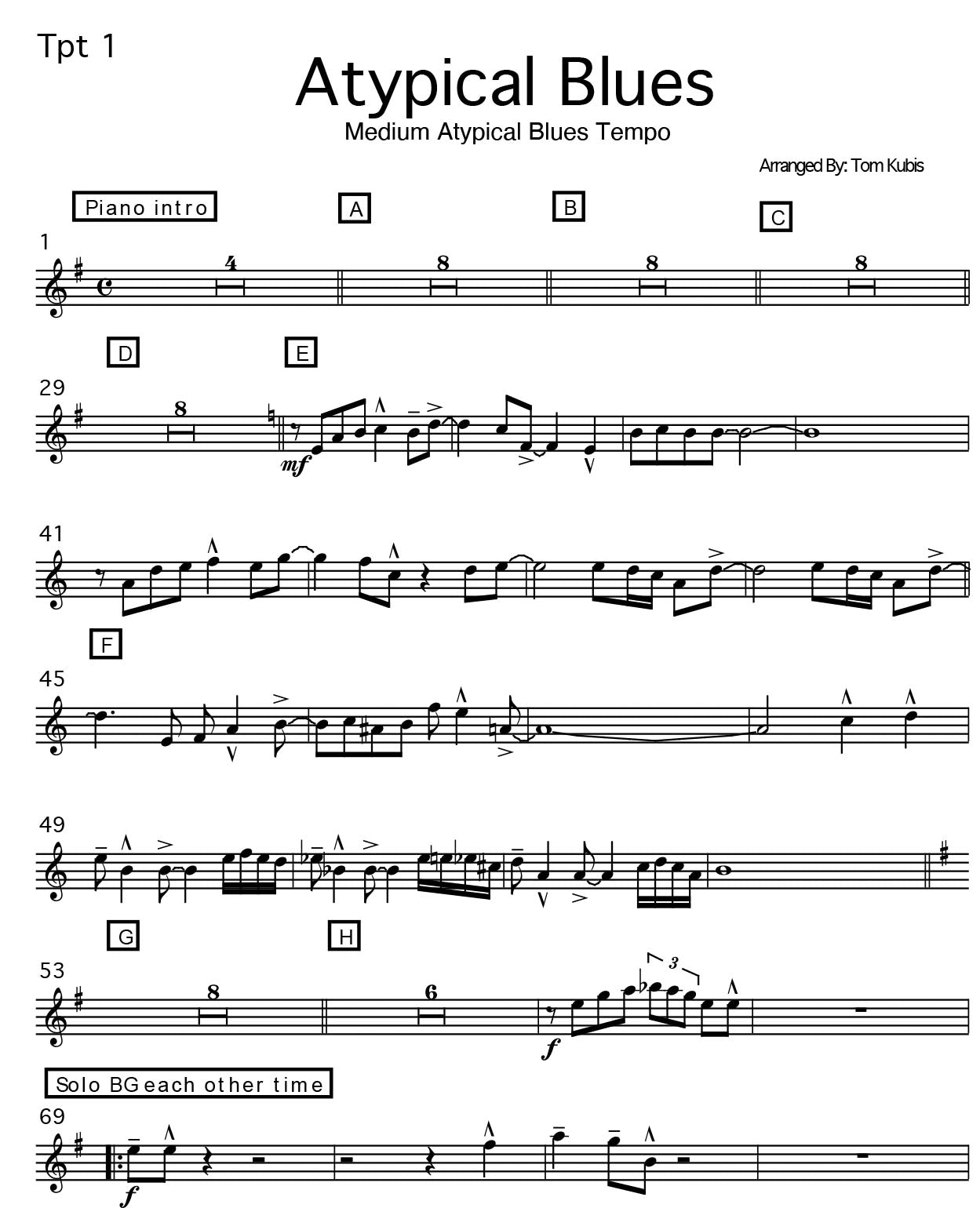 Atypical blues