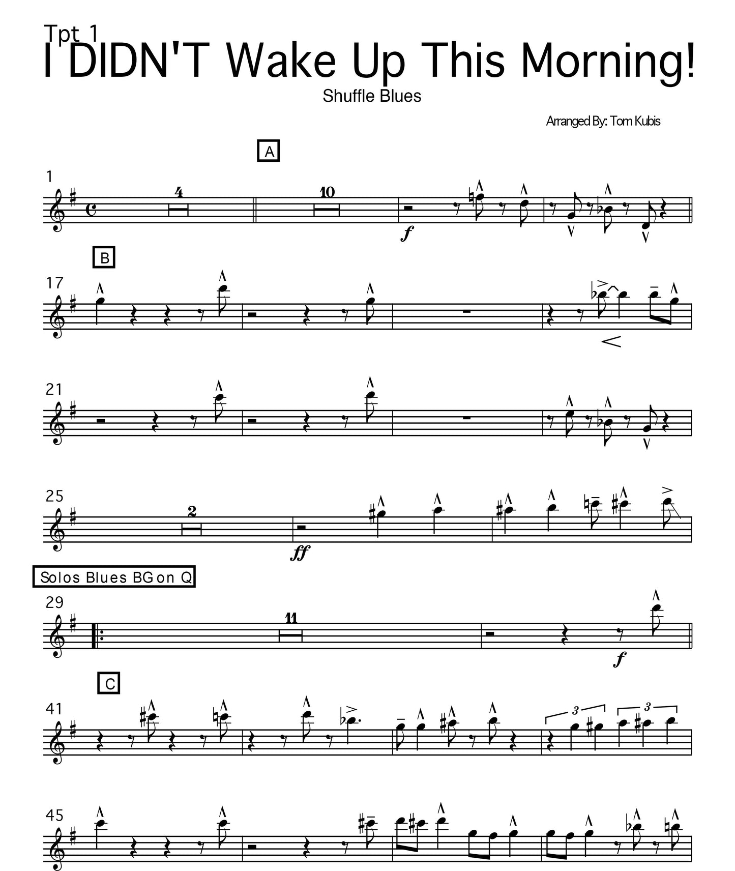 I Didn't Wake Up This Morning