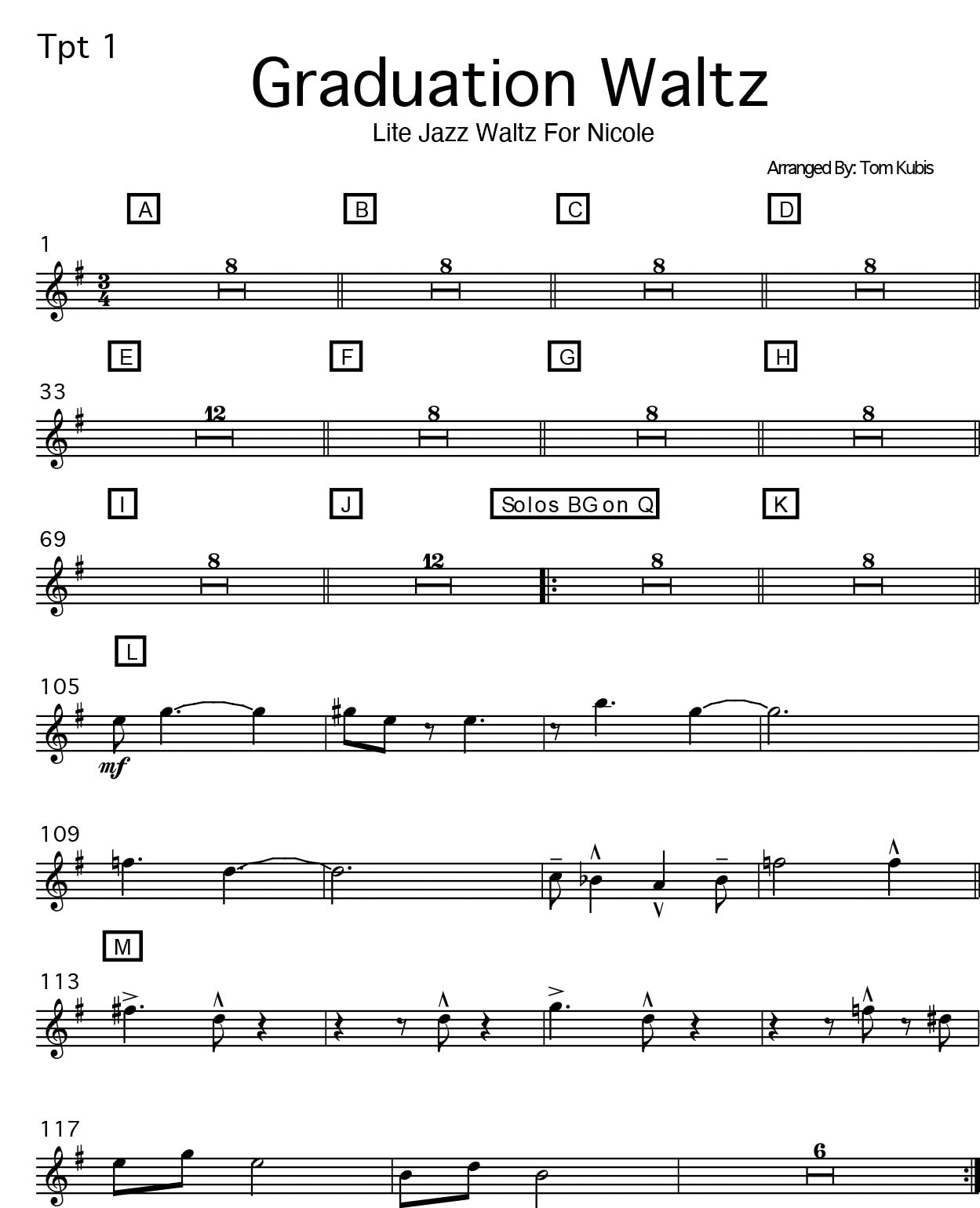 Graduation Waltz