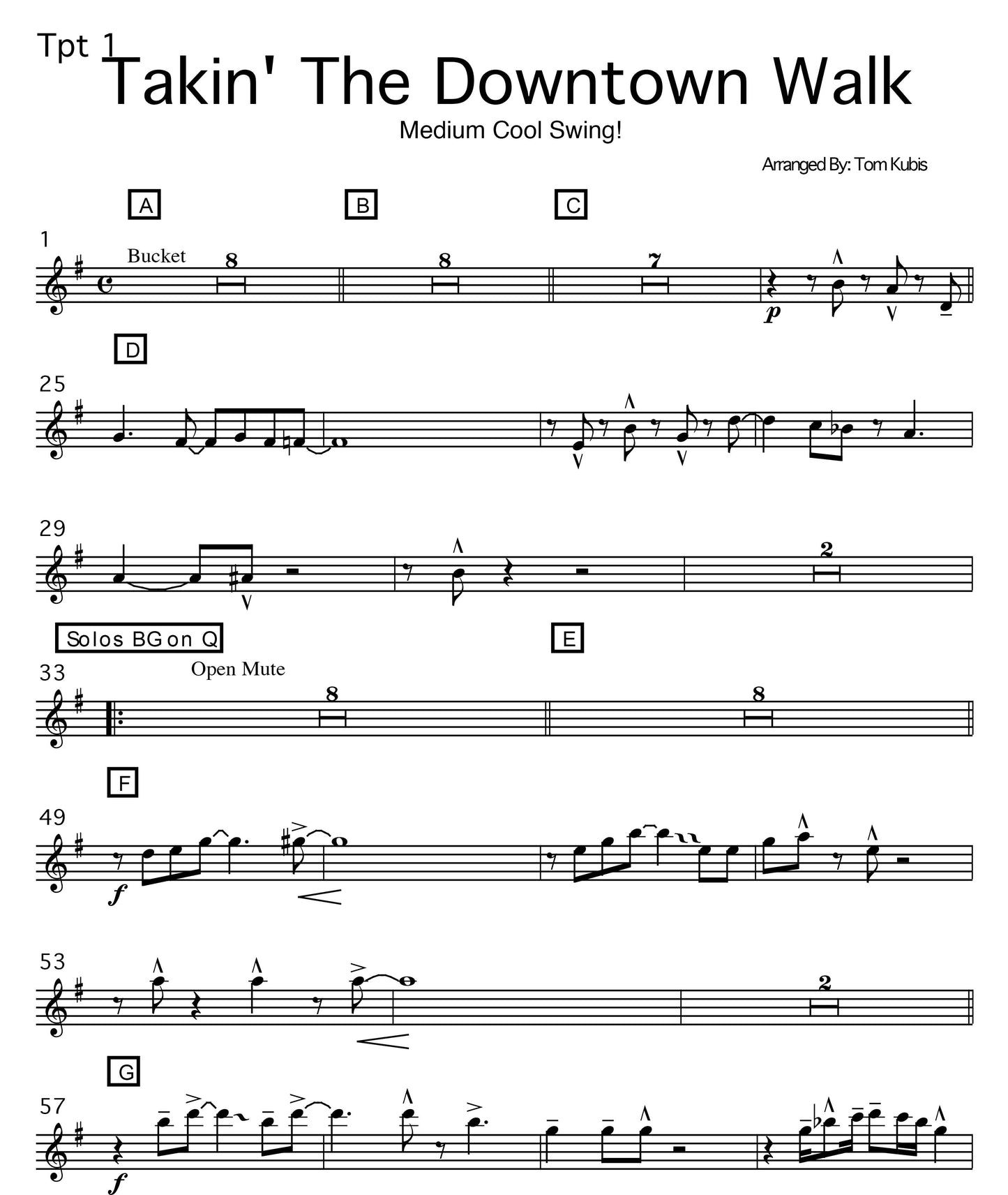 Takin' The Downtown Walk