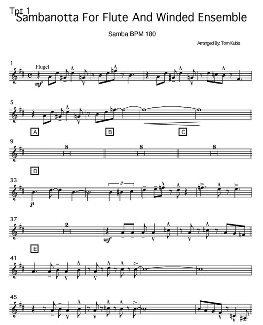 Jazzanotta For Flute