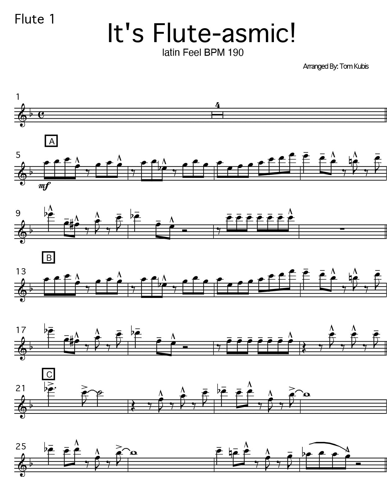 It's Flute Tasmic