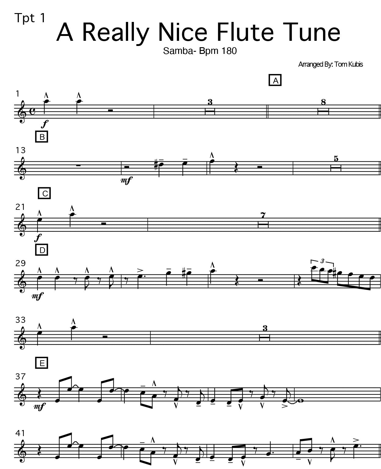 A Really Nice Flute Tune