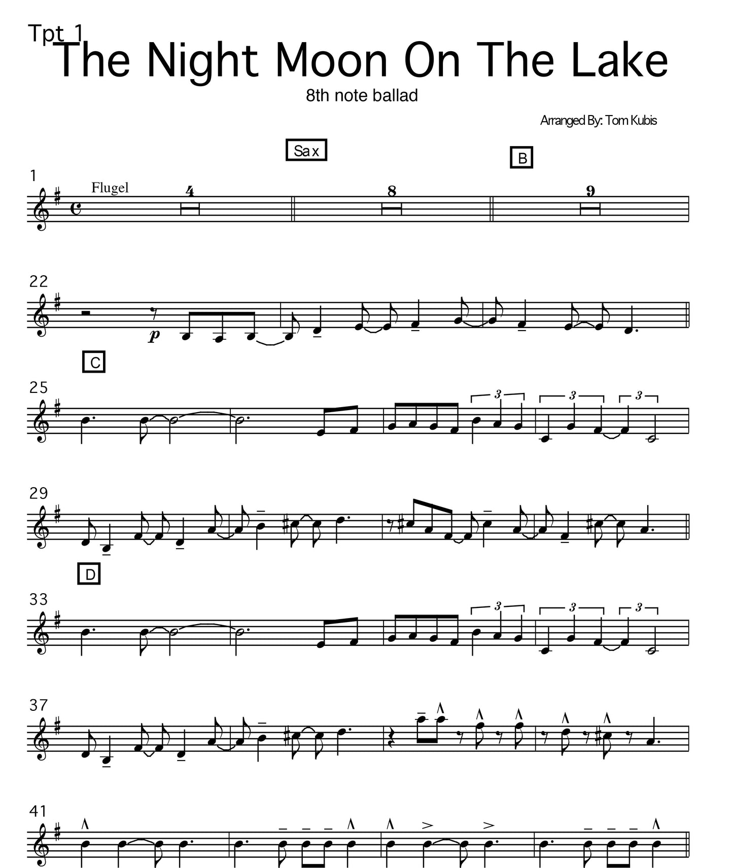 The Night Moon On The Lake