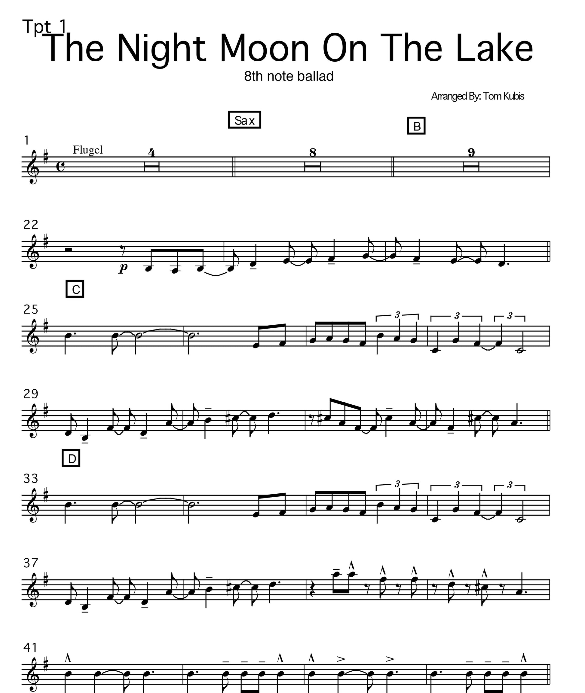 The Night Moon On The Lake