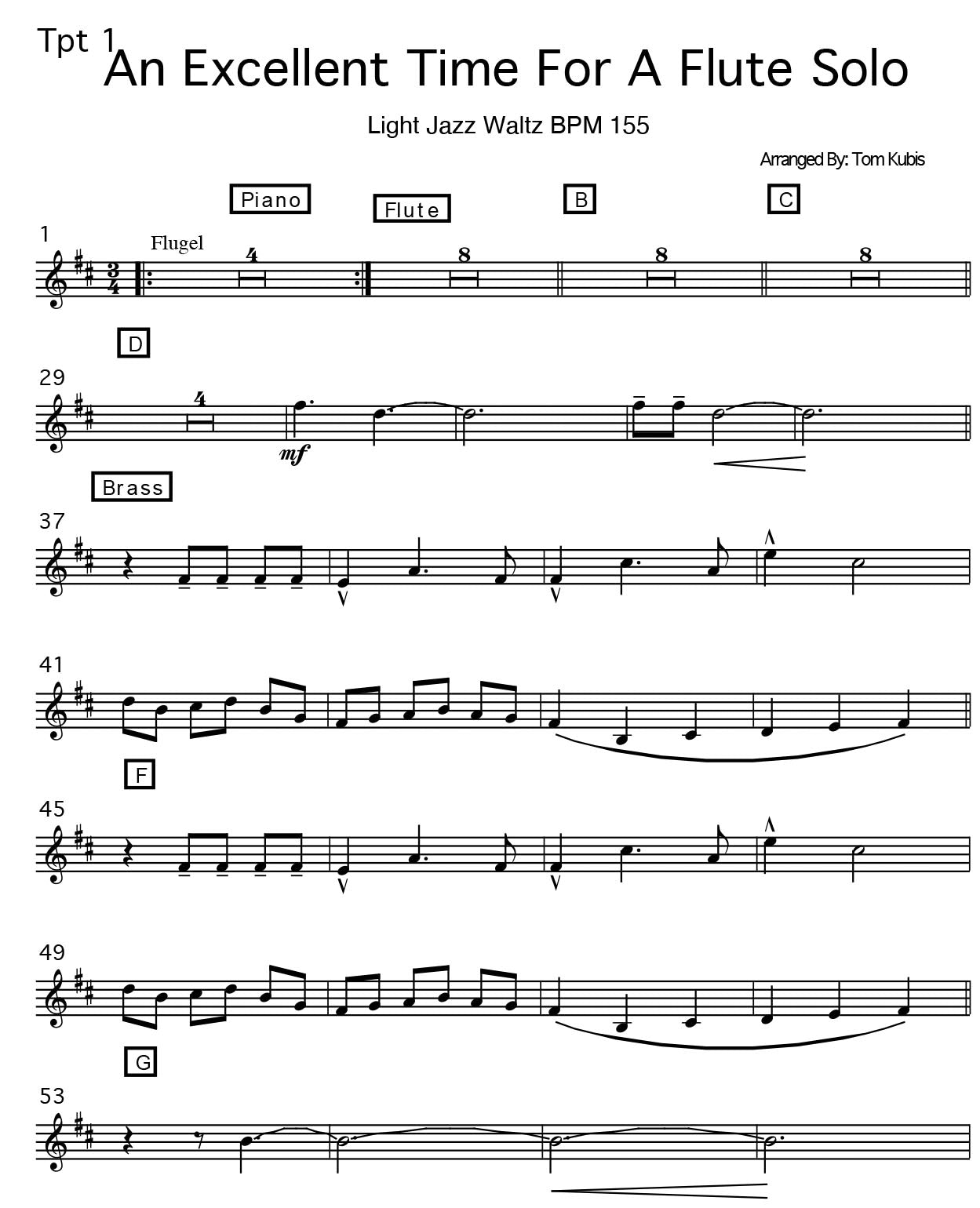 An Excellent Time For a Flute Solo
