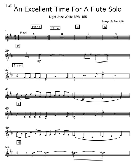 An Excellent Time For a Flute Solo