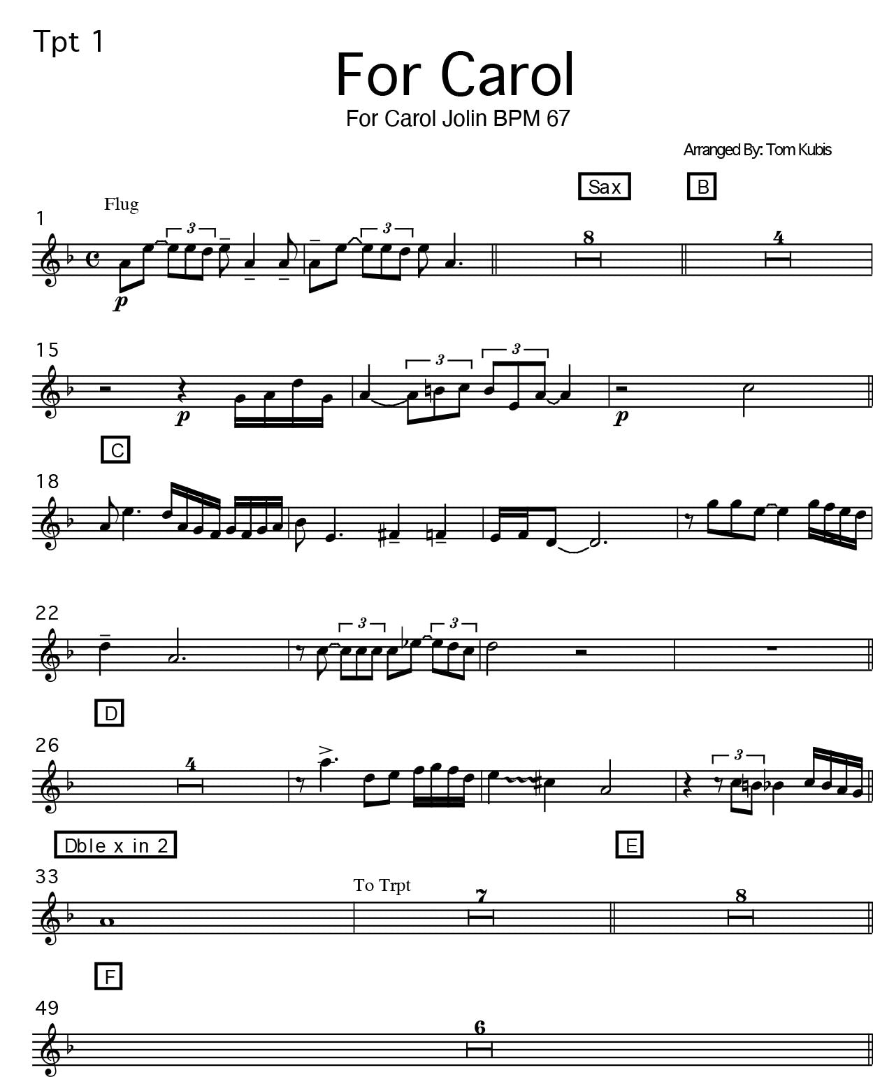 For Carol