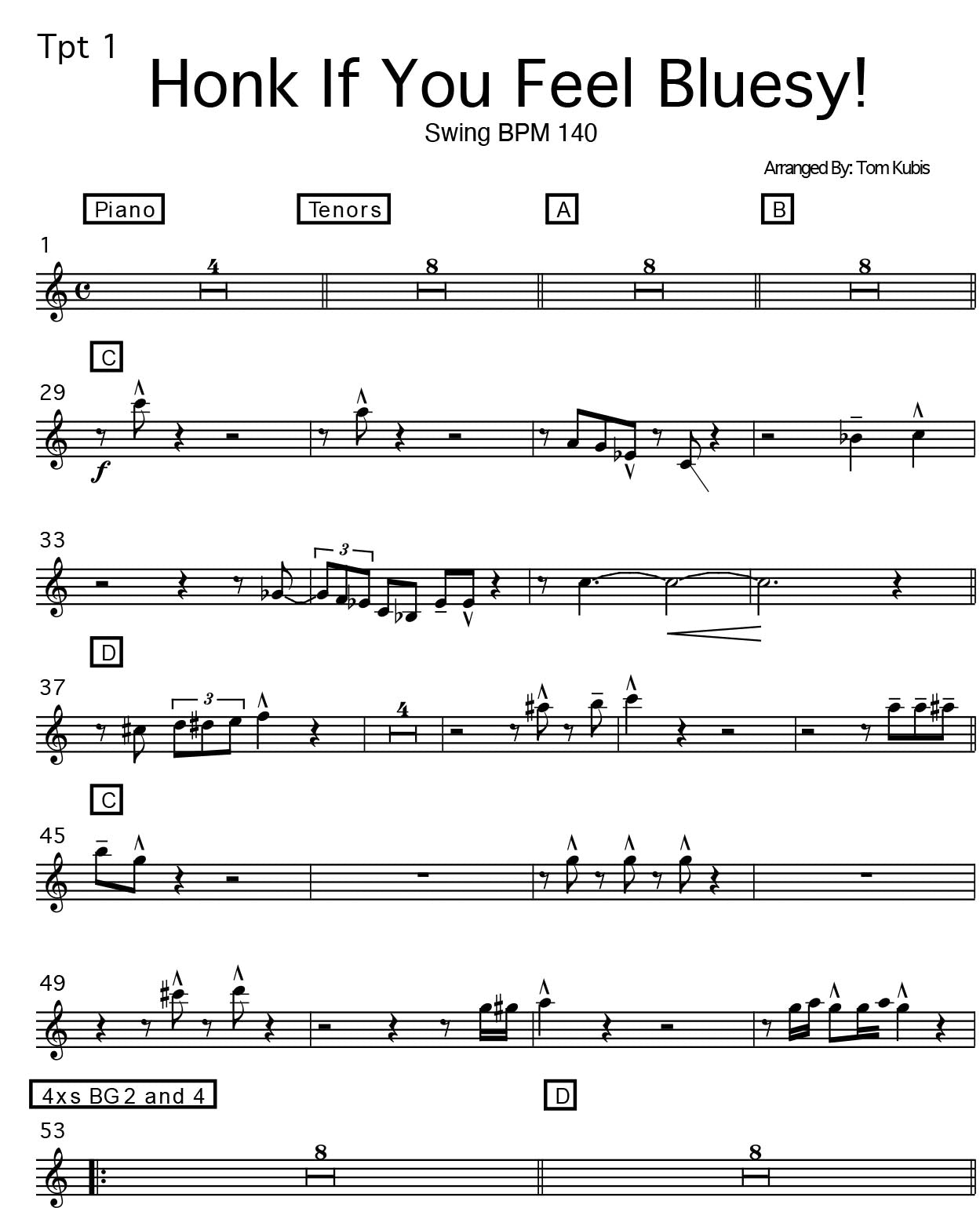 Honk If You Feel Bluesy