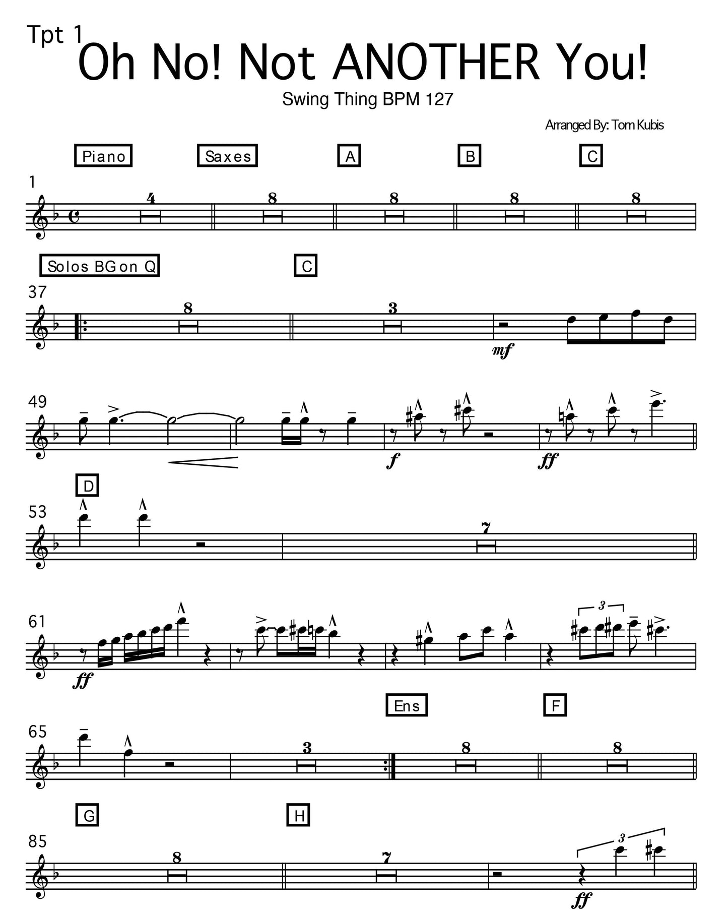 Oh No Not Another You