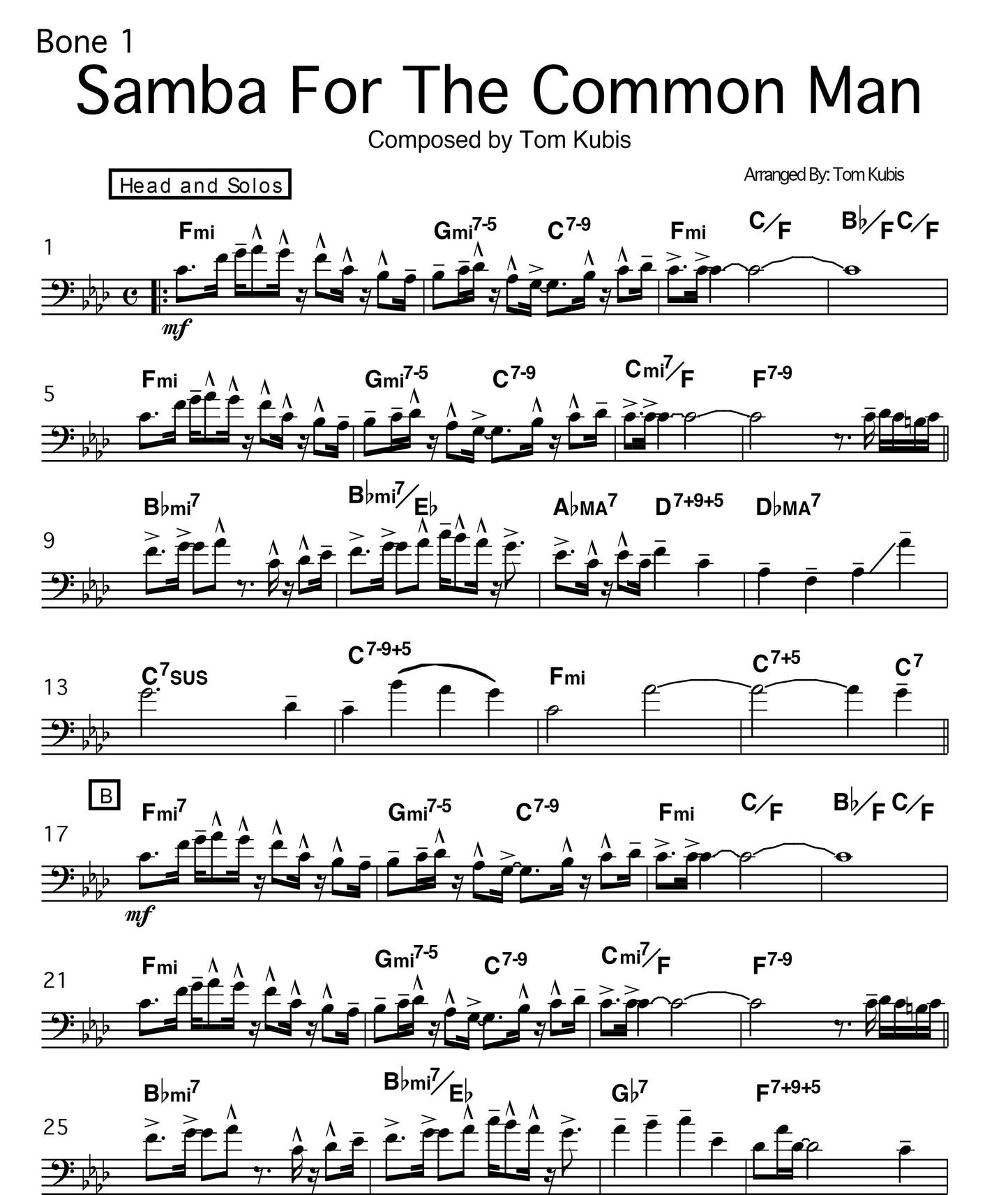 Samba for tthe Common Man