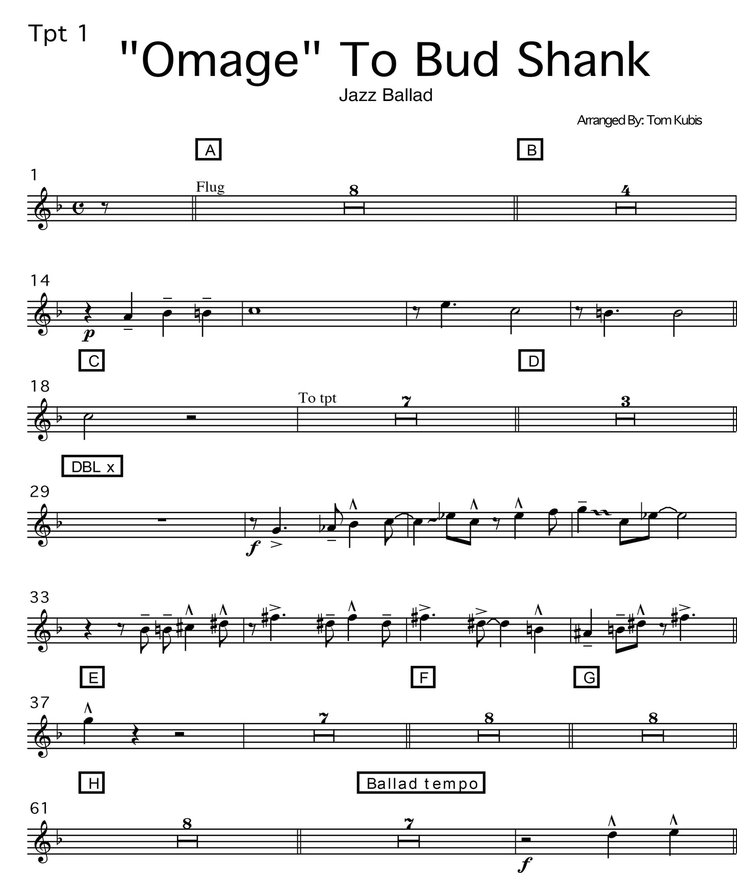 Omage To Bud Shank